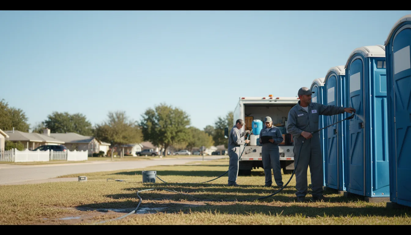 Long-Term Portable Toilet Rental in Coushatta, LA near me